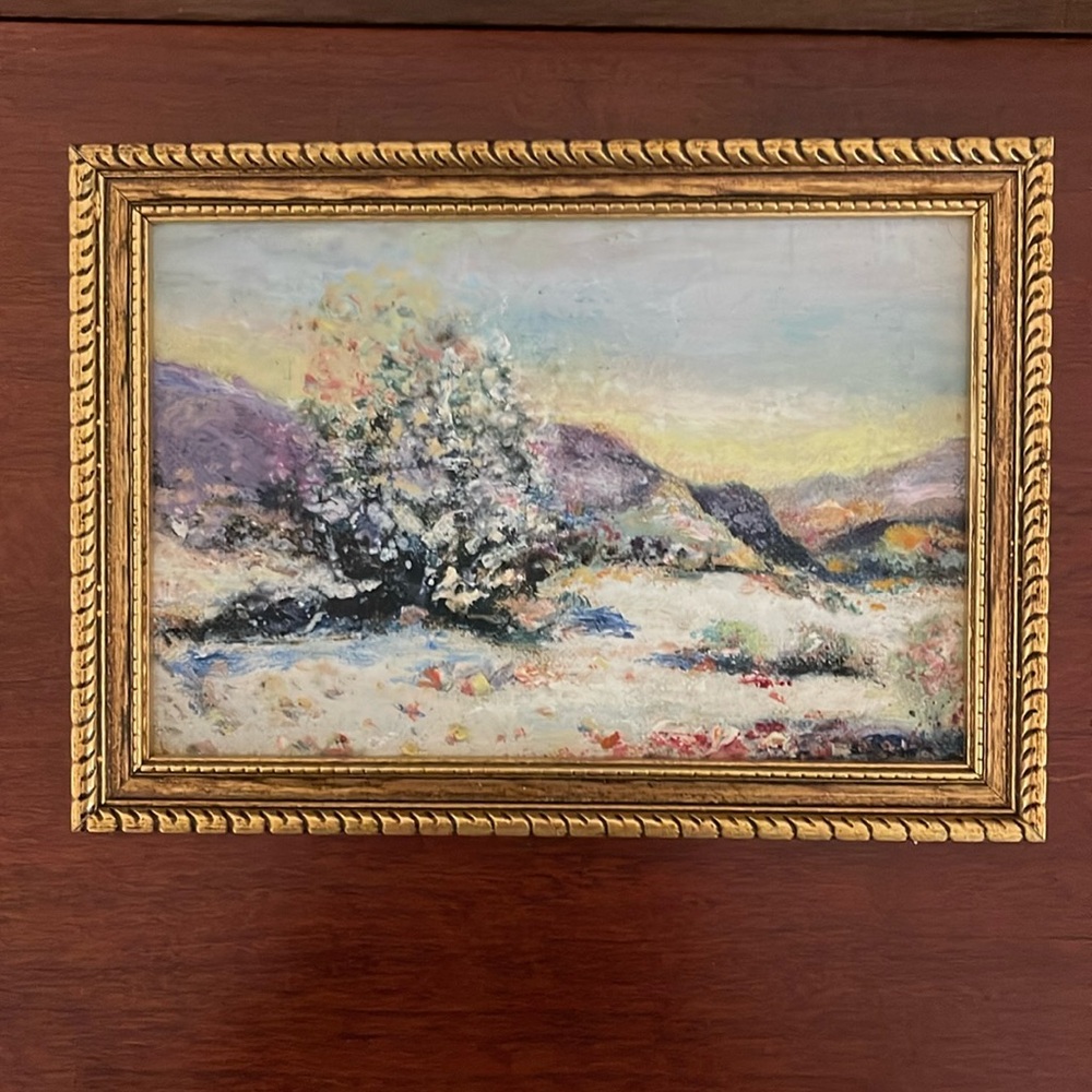 Vintage Original Painting by ME Littel.